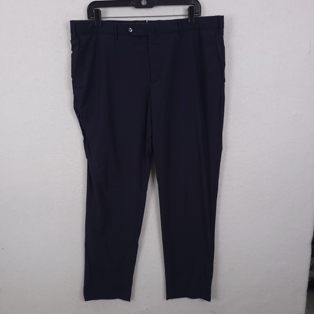 PT Torino Alpha Trousers Mens 56 Navy Blue Kinetic Fabric Tech Stretch Pants